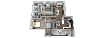 the bungalow floor plan 2x2,287 sq. ft.