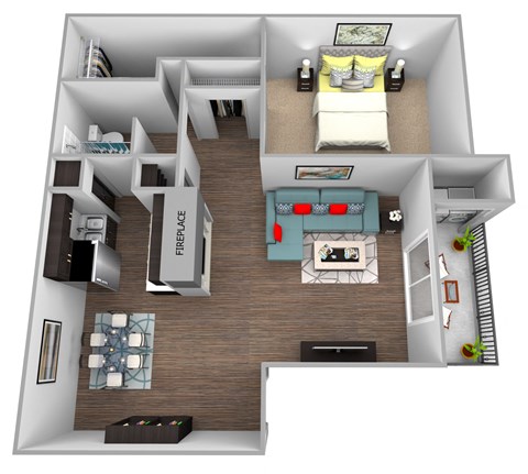 a floor plan of a two bedroom apartment with a living room and bedroom floor plan, transparent