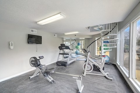 the fitness center at Hills at Hoover 35216
