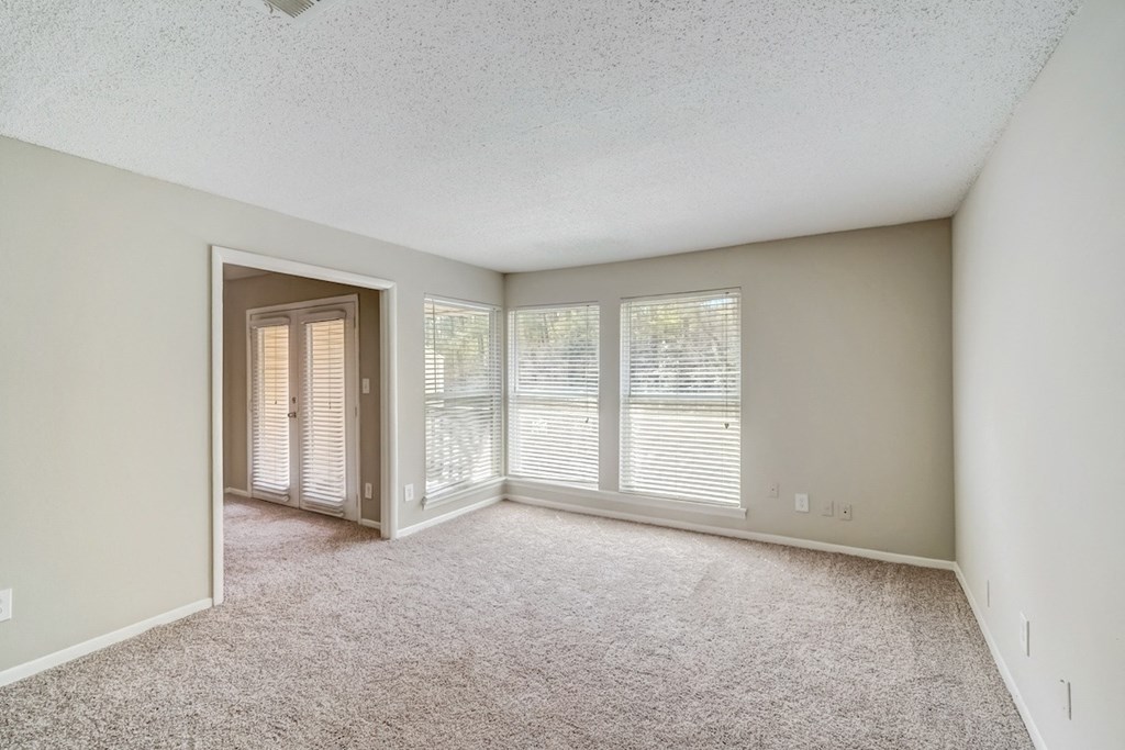 a large living room and dining area at Hills at Hoover 35216