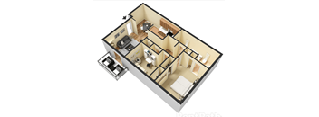 Bamboo Floor Plan at Crestwood Green, LLC, Alabama