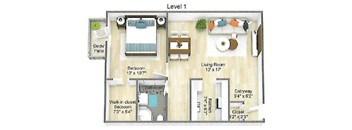 One Bedroom One Bath