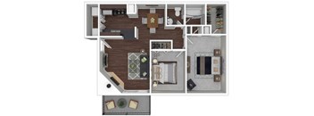 Two Bedroom One Bath