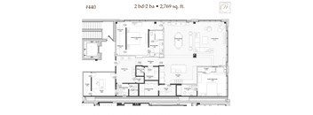 a floor plan of a house