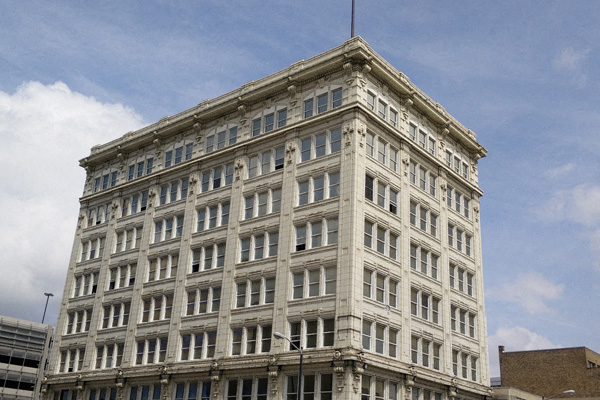 JMS Building, pre-renovation  at Studebaker Lofts, South Bend, Indiana