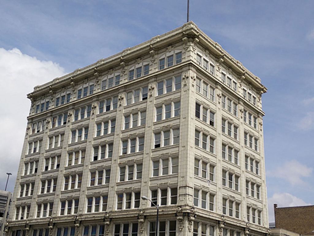JMS Building, pre-renovation at Studebaker Lofts, South Bend, IN, 46601