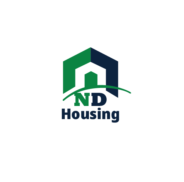 a logo for a company called housing