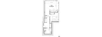 the floor plan for a small apartment