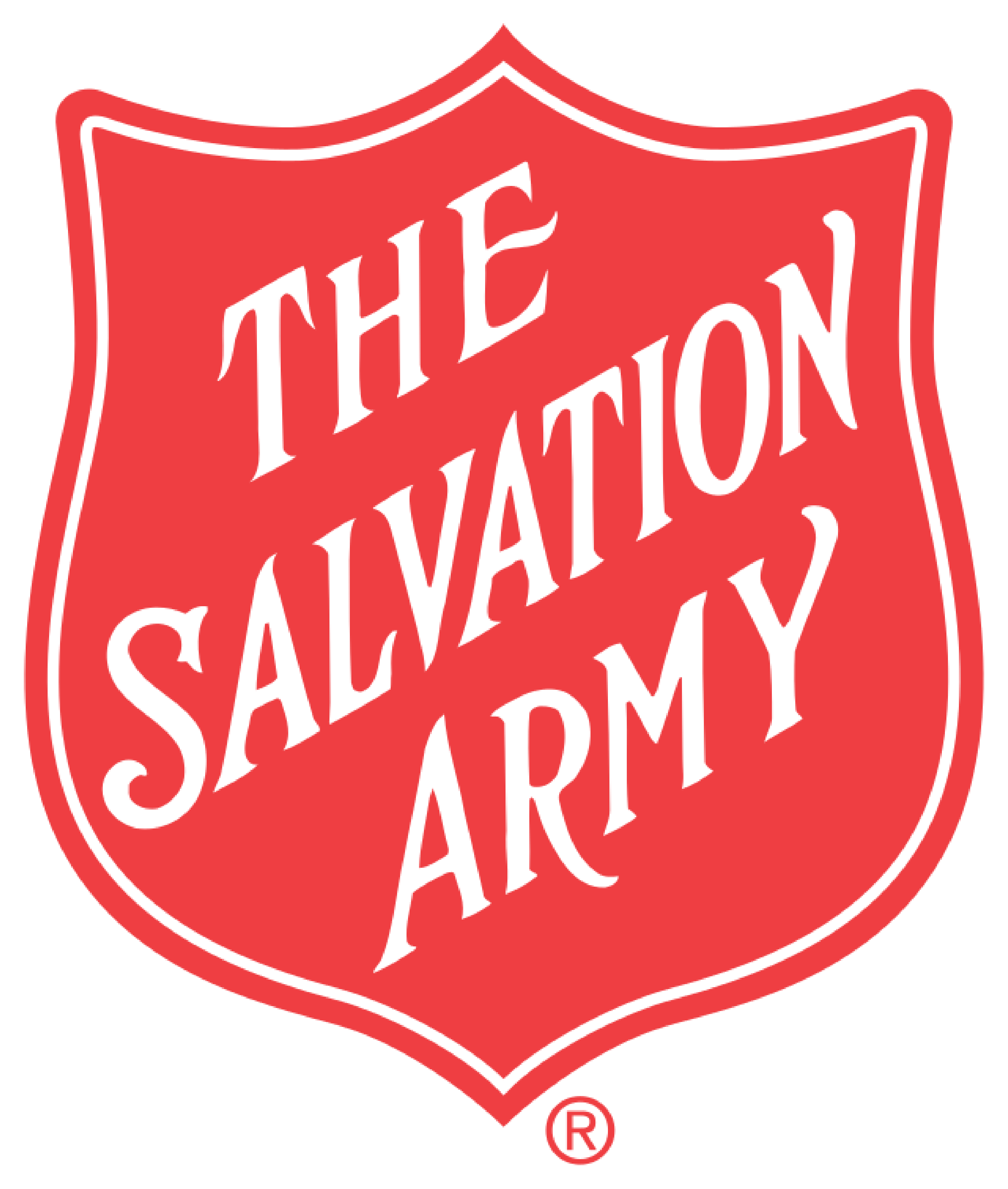 The Salvation Army logo is displayed on a red shield.