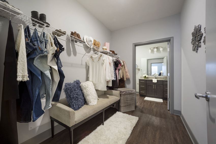 Waveland Master Walk-in Closet at The Ivy Waveland Master Walk-in Closet at The Ivy at Berlin Place, South Bend - Photo Gallery