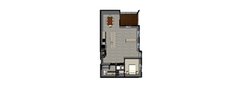 One Bedroom (1044sf)