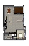 Machias One Bedroom (1044sf)