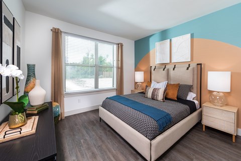 Bedroom at 1900 Parmer Apartments in Austin TX