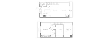 A2L floor plan image at The Cove Apartments in Tiburon CA