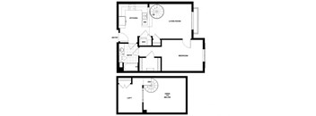 A06  Floor Plan at Candara at Hancock Park Apartments in Los Angeles CA
