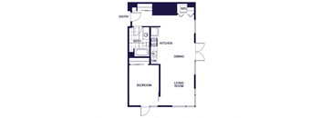 A09 Floorplan Image at Q21 Apartments in Portland OR