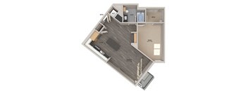 A10 Floorplan Image at Aspect at Totem Lake Apartments in Kirkland WA
