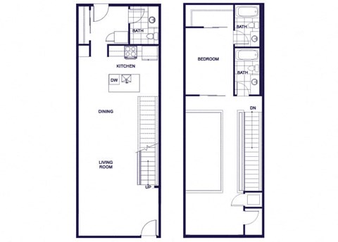 A10TH Floorplan Image at Q21 Apartments in Portland OR