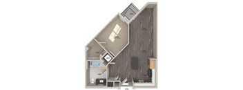 A11 Floorplan Image at Aspect at Totem Lake Apartments in Kirkland WA
