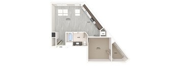 A13 Floorplan Image at Aspect at Totem Lake Apartments in Kirkland WA