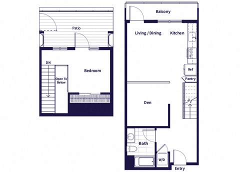 A18L floor plan at Idea1 Apartments in San Diego CA