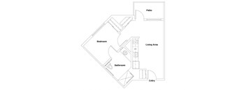 A1 Floorplan Image at The Lodge at Morgan Hills Apartments in Morgan Hill CA