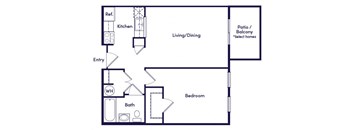 A1 Floorplan Image at Fairbrooke Senior Apartments in Aberdeen MD