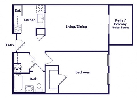A1 Floorplan Image at Fairbrooke Senior Apartments in Aberdeen MD