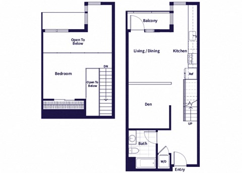 A20L floor plan at Idea1 Apartments in San Diego CA