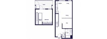 A23L floor plan at Idea1 Apartments in San Diego CA