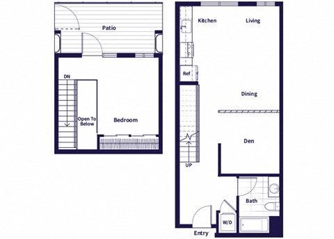 A23L floor plan at Idea1 Apartments in San Diego CA