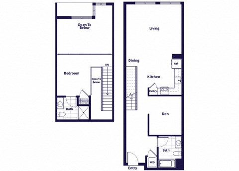 A30L floor plan at Idea1 Apartments in San Diego CA