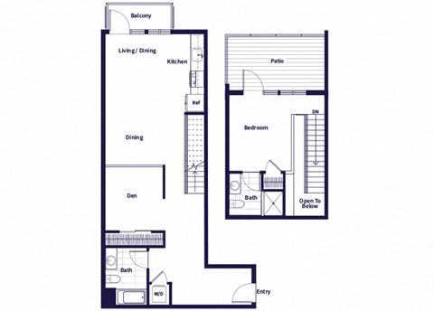 A33L floor plan at Idea1 Apartments in San Diego CA