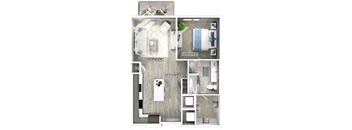 A3 Floorplan Image at Fifteeen15 South Lamar Apartments in Austin TX