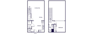 One bedroom Floorplan Image