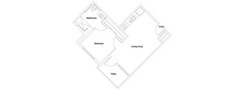 A8 Floorplan Image at The Lodge at Morgan Hills Apartments in Morgan Hill CA