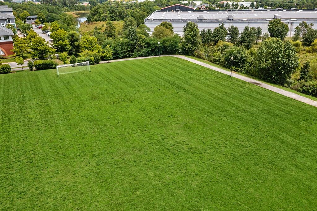Aerial view of soccer fields at Westerchester at the Pavillions in Waldorf MD