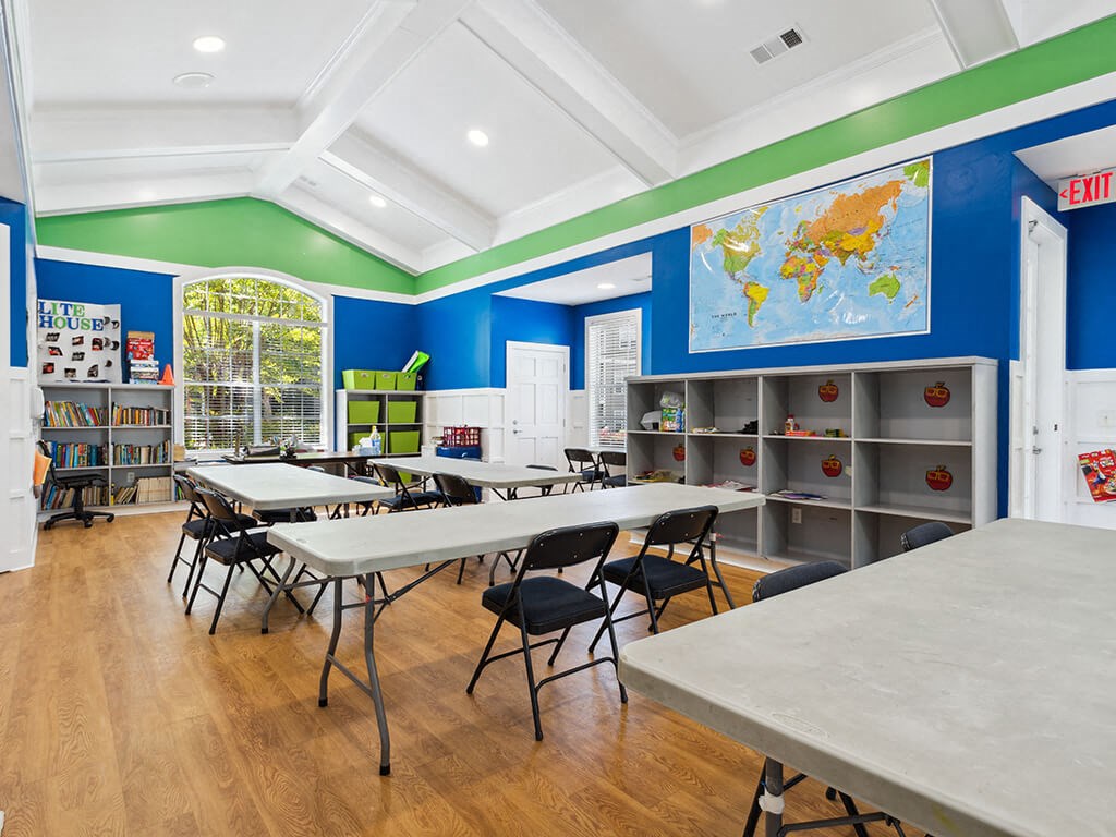 After care center activity room at Lakeside Vista in Kennesaw GA