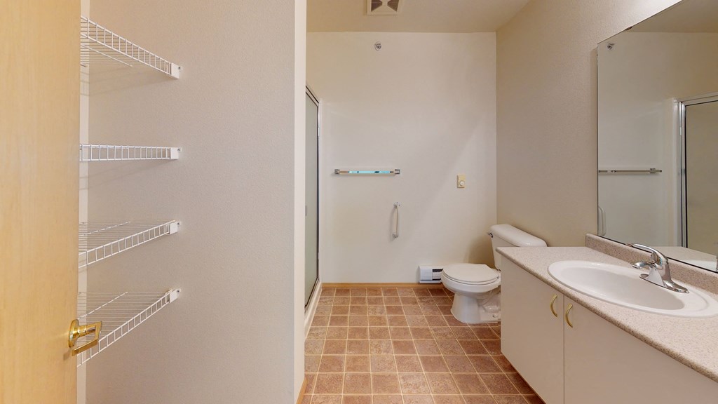Bathroom at Alderwood Court in Lynnwood WA