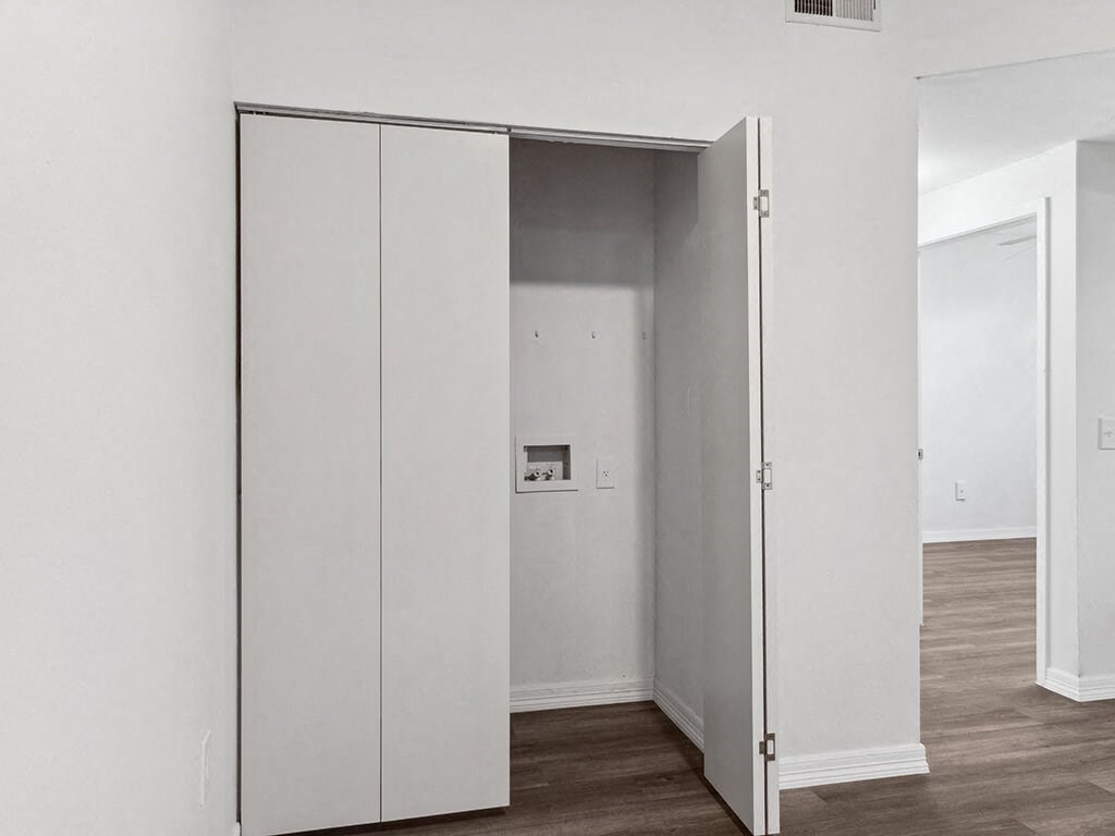 Apartment closet at Tidwell Estates in Houston TX