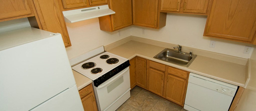 Kitchen at Victoria Park Apartments