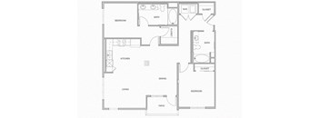 B3 Floorplan at Apex Apartments in Laguna Niguel, CA