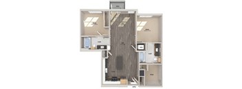 B01 Floorplan Image at Aspect at Totem Lake Apartments in Kirkland WA