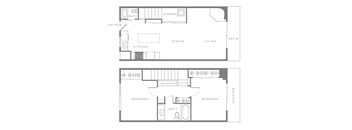 B2L floor plan image at The Cove at Tiburon Apartments in Tiburon CA