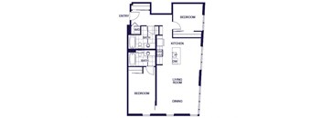 B05 Floorplan Image at Q21 Apartments in Portland OR
