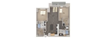 B08 Floorplan Image at Aspect at Totem Lake Apartments in Kirkland WA