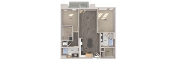 B15 Floorplan Image at Aspect at Totem Lake Apartments in Kirkland WA