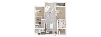B18 Floorplan Image at Aspect at Totem Lake Apartments in Kirkland WA