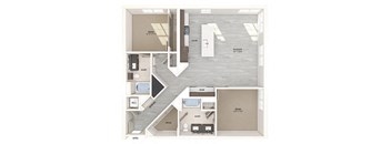 B19 Floorplan Image at Aspect at Totem Lake Apartments in Kirkland WA