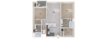 B1 floor plan at Embark Apartments in Freemont CA